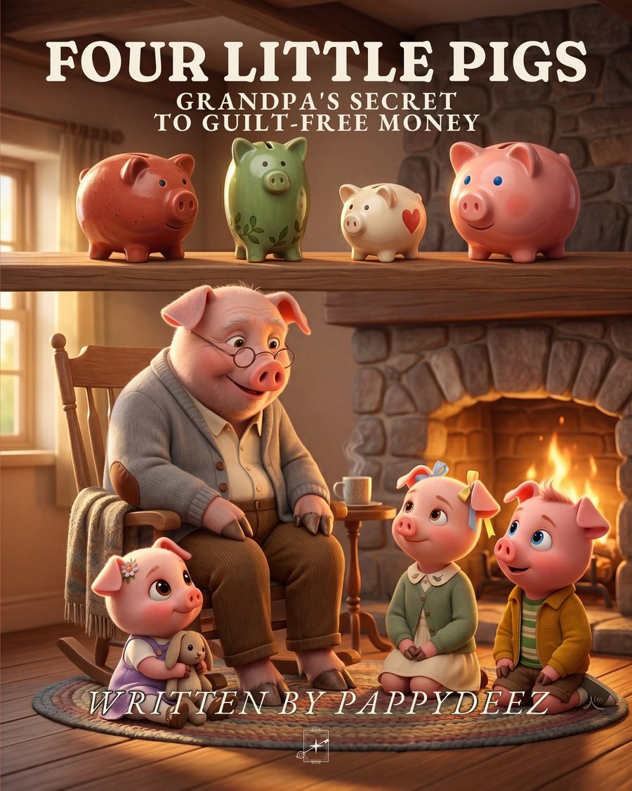 Four Little PIGS — Grandpa's Secret to Guilt-Free Money cover