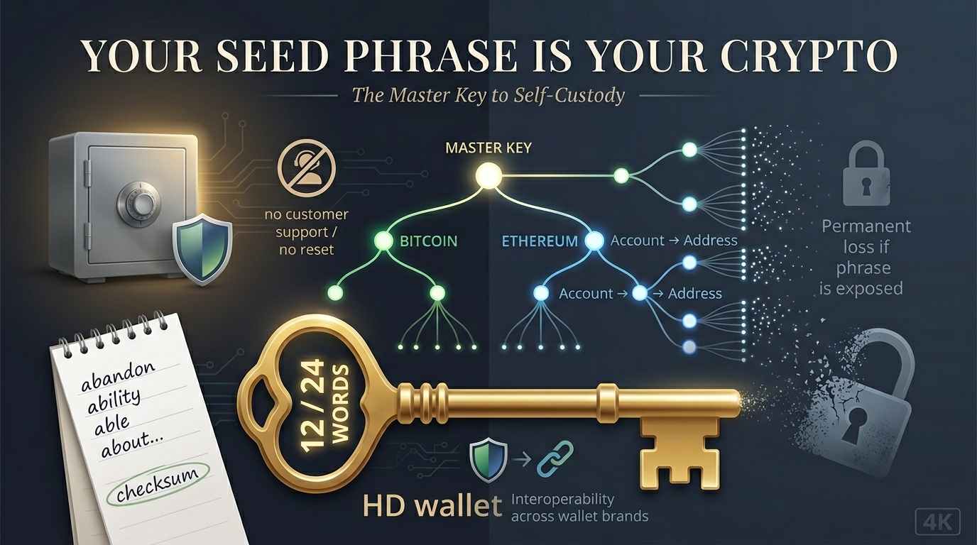 Understanding Mnemonic Seed Phrases: The Master Key to Your Cryptocurrency