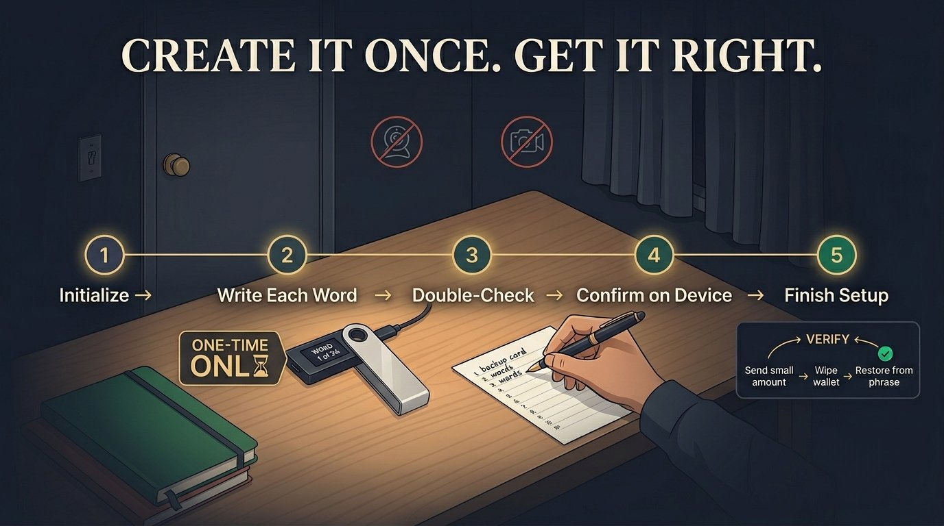 Creating and Verifying Your Seed Phrase: Getting It Right From Day One
