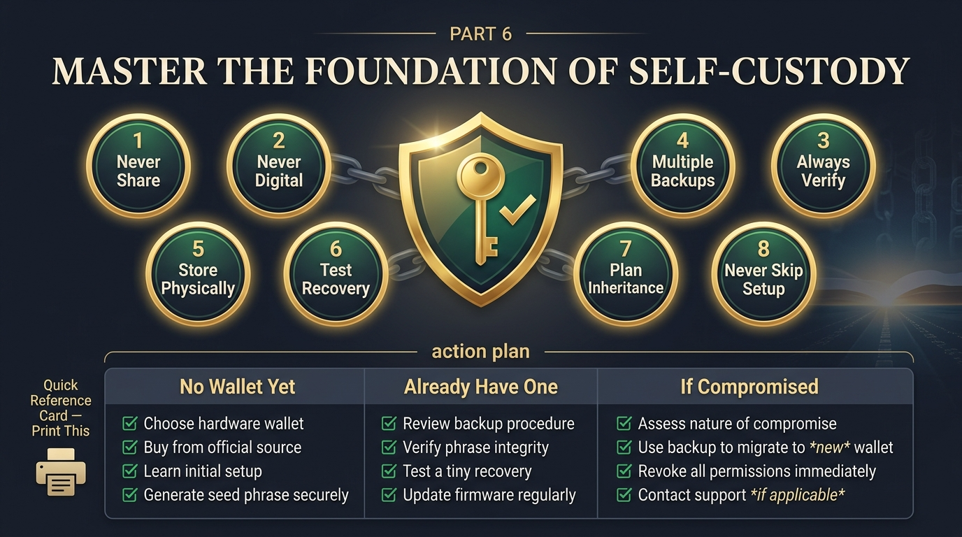 Seed Phrase Security Mastery: Your Complete Action Plan